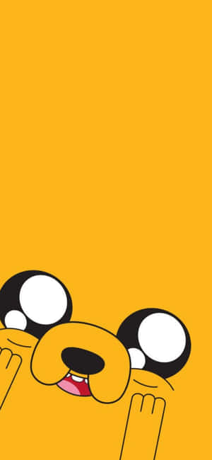 Cartoon Jake The Dog Aesthetic Iphone Wallpaper