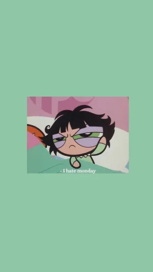 Cartoon Monday Blues Wallpaper