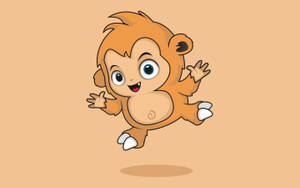 Cartoon Monkey Cute Laptop Wallpaper