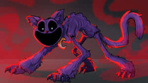 Cartoon Monster Cat Creature Wallpaper