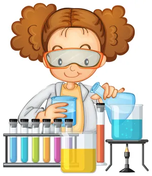Cartoon Science Experiment Wallpaper