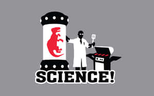 Cartoon Science Lab Experiment Wallpaper
