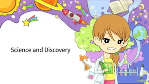 Cartoon Scientist Conducting An Experiment Wallpaper