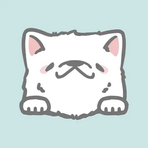 Cartoon Smile Cute Cat Pfp Wallpaper