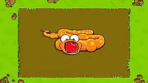 Cartoon Snake Game Wallpaper