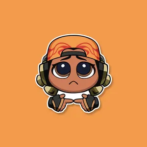 Cartoon Soldier Character Sticker Wallpaper