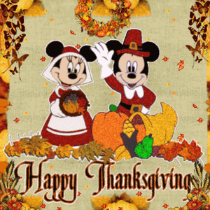 Cartoon Thanksgiving Mickey Mouse Wallpaper