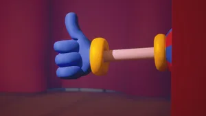 Cartoon Thumbs Up Approval Wallpaper