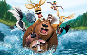 Cartoons Open Season Characters Wallpaper