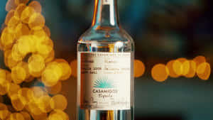 Casamigos Tequila Blanco Liquor Bottle Bokeh Shot Wallpaper