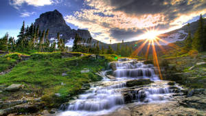 Cascading Water Hd Computer Wallpaper