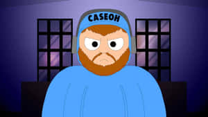 Caseoh Animated Character Wallpaper