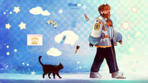 Caseoh Character Art Wallpaper