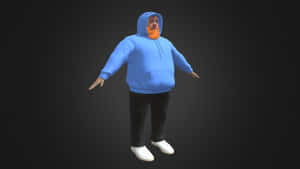 Caseoh Character Model Wallpaper