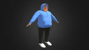 Caseoh Character Model Wallpaper