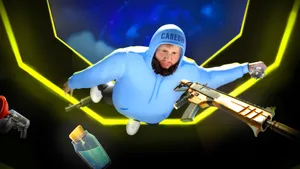 Caseoh Fortnite Gameplay Wallpaper