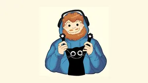 Caseoh Gamer Mascot Wallpaper