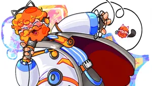 Caseoh Robot Character Design Wallpaper