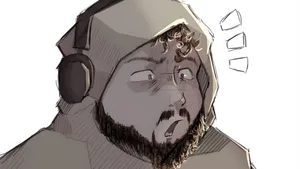 Caseoh Surprised Expression Wallpaper