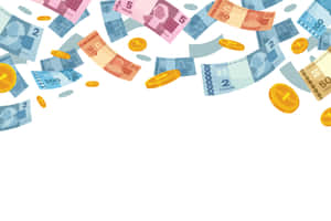 Cash Rain Illustration.jpg Wallpaper