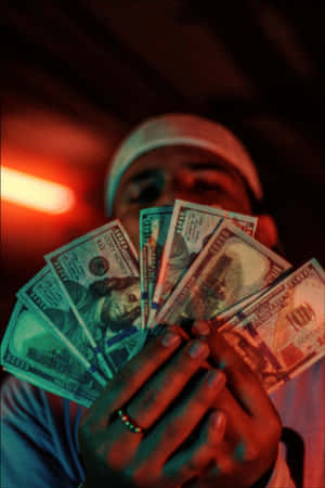 Cashin Hand Money Aesthetic Wallpaper