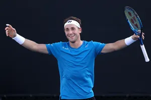 Casper Ruud Arms Outstretched Wallpaper