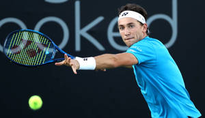 Casper Ruud Forehand Stroke Wallpaper