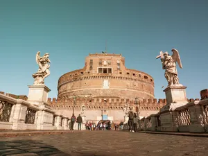 Castel Santangelo Aesthetic Desktop Wallpaper