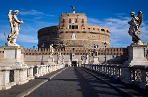 Castel Santangelo Angel Statues Wallpaper