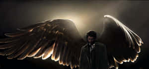 Castiel Dark Angel Supernatural Poster Art Wallpaper