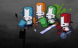 Castle Crashers Four Knights Wallpaper