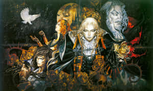 Castlevania Alucard - The Vampire Hunter In Full Glory Wallpaper