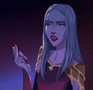 Castlevania Carmilla Animated Portrait Wallpaper