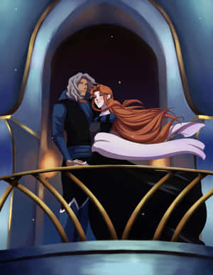 Castlevania Hectorand Lenore Balcony Scene Wallpaper