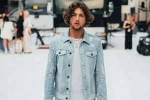 Casual Denim Jacket Man Wallpaper