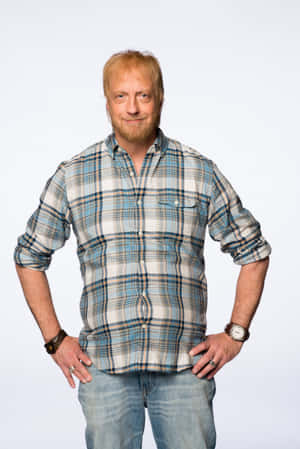 Casual Plaid Shirt Man Wallpaper