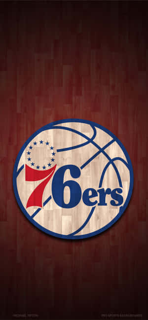 Catch All The Action Of Your Favorite Nba Team With The Official Sixers Iphone! Wallpaper