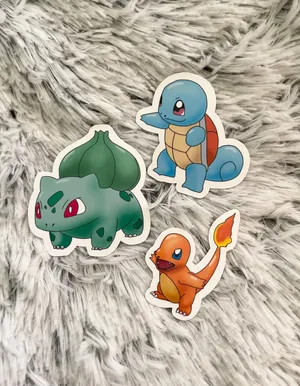 Catch 'em All With These Vibrant Pokemon Stickers! Wallpaper
