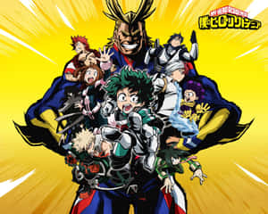 Catch Up On The Latest My Hero Academia Adventures With Your Ipad! Wallpaper