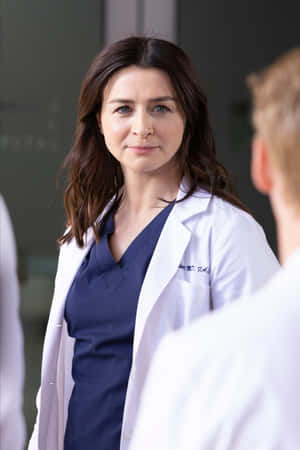 Caterina Scorsone As Doctor In Scrubs Wallpaper