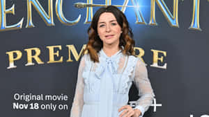 Caterina Scorsone Enchanted Premiere Wallpaper