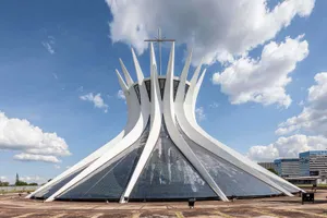 Cathedral Of Brasilia Cross Wallpaper