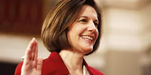 Catherine Cortez Masto During A Public Event Wallpaper