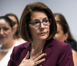 Catherine Cortez Masto In Professional Attire Wallpaper