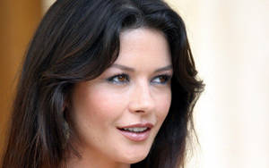 Catherine Zeta-jones Flawless Face Wallpaper