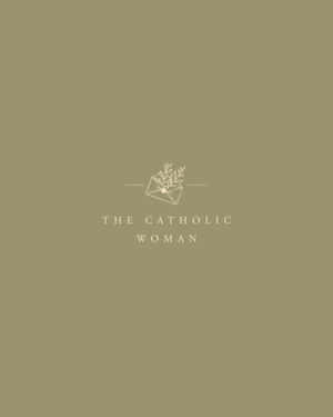 Catholic Woman Minimalist Design Wallpaper