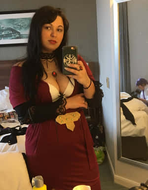 Cattleya Baudelaire In Majestic Bloom. Wallpaper