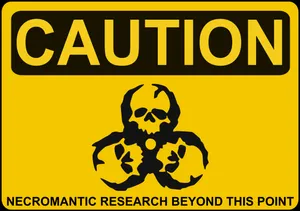 Caution Sign With Toxic Skull Symbol Wallpaper