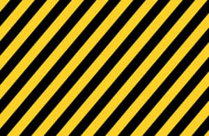 Caution Stripes Pattern Wallpaper