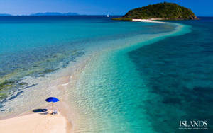 Cayman Island Sandbar Path Wallpaper